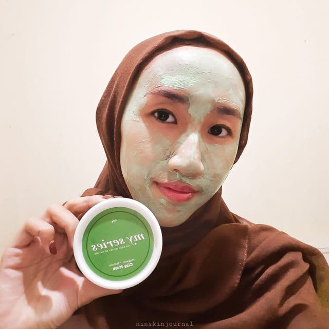 My Series Mugwort Matcha Clay Mask review photo by Ninskinjournal