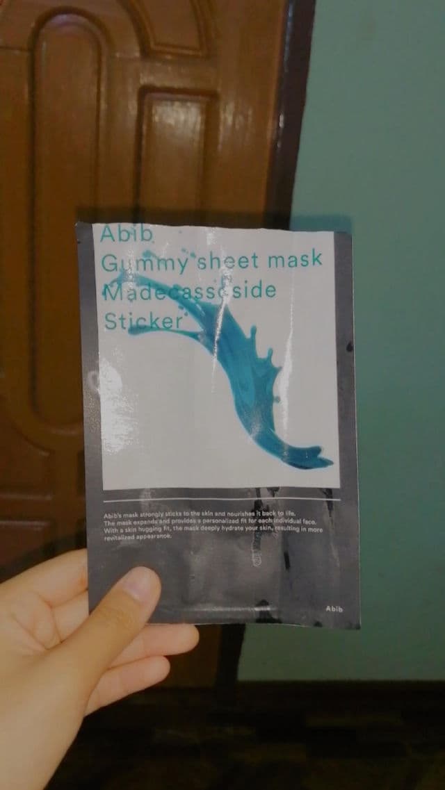 Abib Gummy Sheet Mask Madecassoside Sticker review photo by NoBiasHerebyEI
