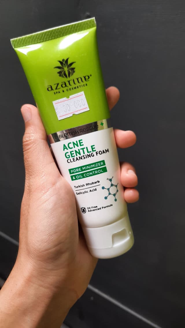 Azarine Acne Gentle Cleansing Foam review photo by Nrmlapw