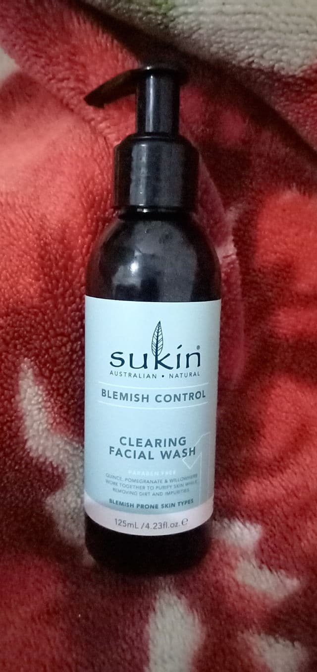 Sukin Blemish Control Clearing Facial Wash review photo by newrmy