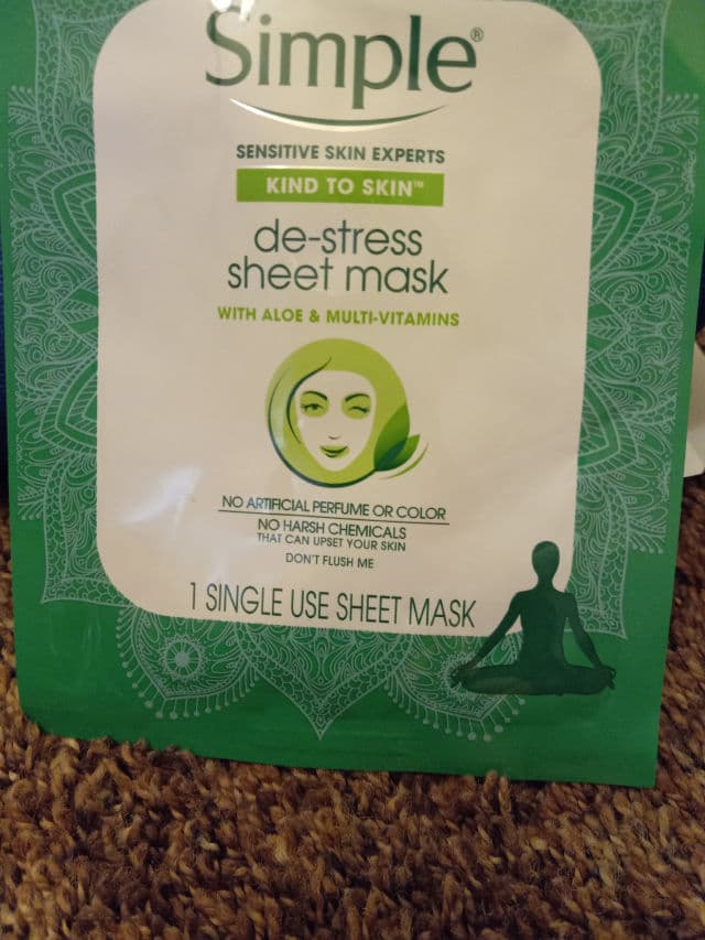 Simple Kind To Skin De-Stress Sheet Mask review photo by ParisJ