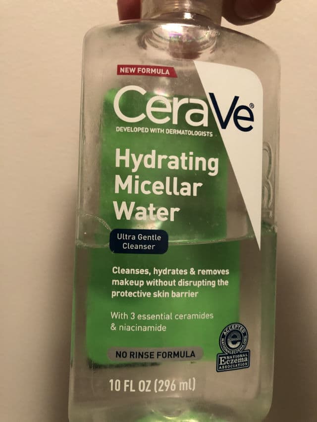 CeraVe Hydrating Micellar Water review photo by FragranceFree4Life