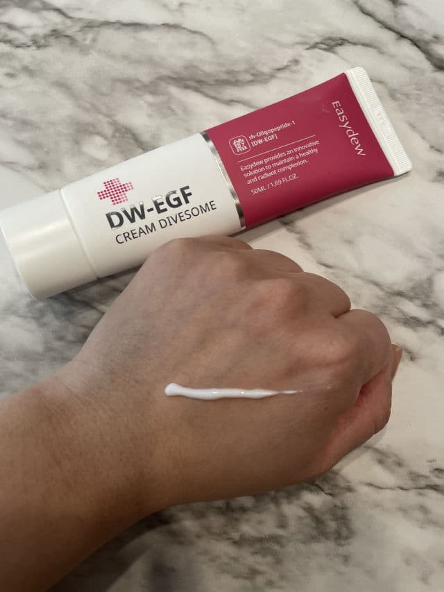 Easydew DW-EGF Cream Divesome review photo by Seoulfulkbeauty1