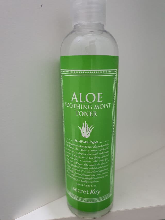 SECRET KEY Aloe Soothing Moist Toner review photo by SskinN