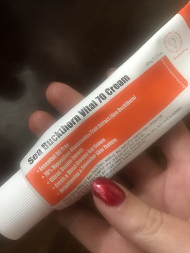 PURITO Sea Buckthorn Vital 70 Cream review photo by Heelsinthesnow