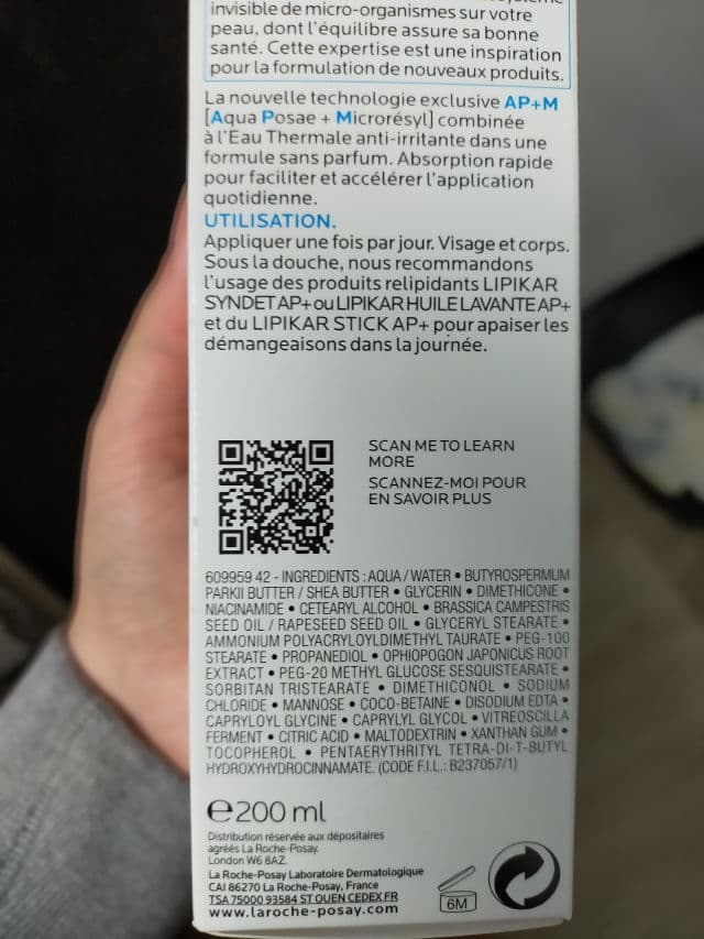 La Roche-Posay Lipikar Baume AP+ review photo by Picky63361