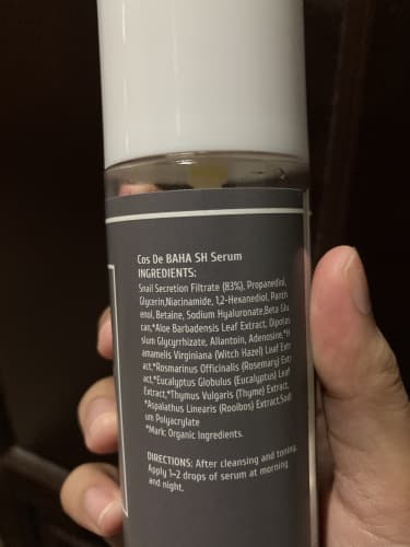 Cos de Baha Snail Mucin Power Serum With Niacinamide 2% review photo by AiniMentari