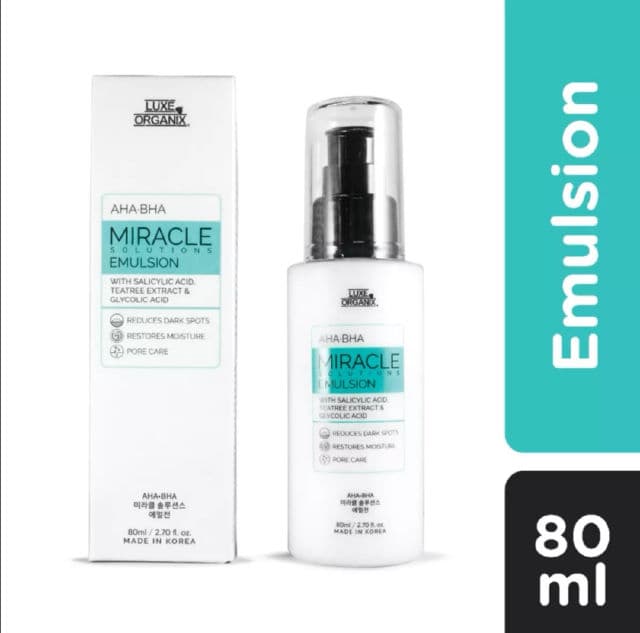 Luxe Organix AHA BHA Miracle Emulsion review photo by PickyBella54
