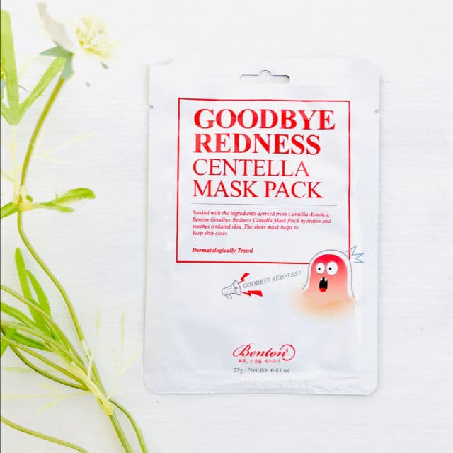 BENTON Goodbye Redness Centella Mask Pack review photo by whenfarhanareviews