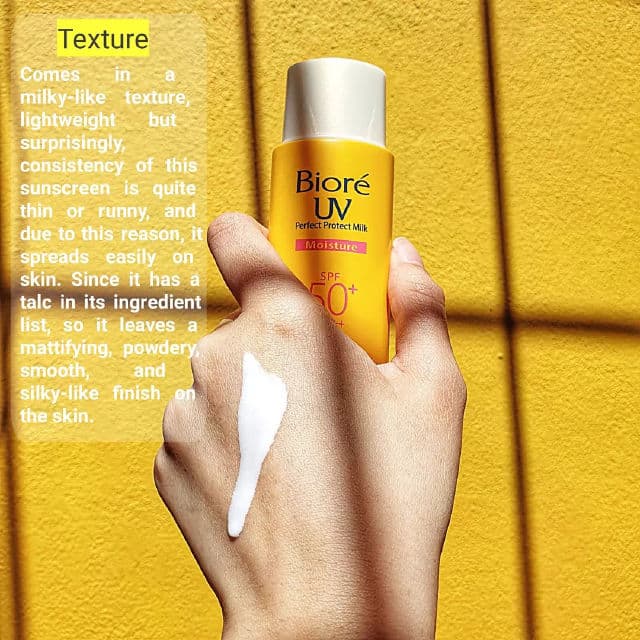 Biore UV Perfect Protect Milk Moisture SPF 50+ review photo by PickyLady