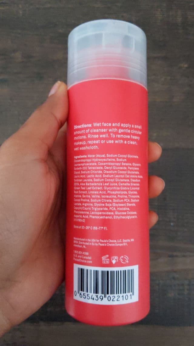 Paula's Choice Defense Hydrating Gel-to-Cream Cleanser review photo by PickySru