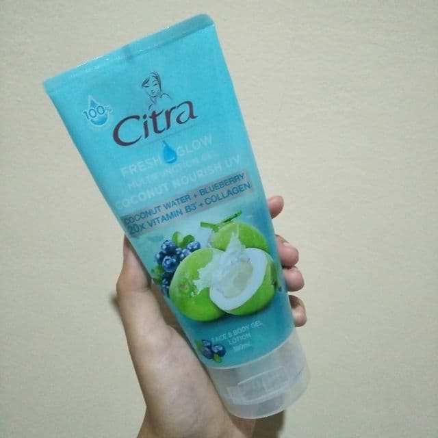 Citra Fresh Glow Multifunction Gel Aloe Bright UV review photo by Idaayu