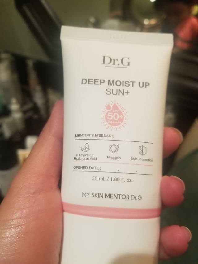DR.G Deep Moist Up Sun Plus SPF50+ PA++++ 50ml review photo by PoppyForest
