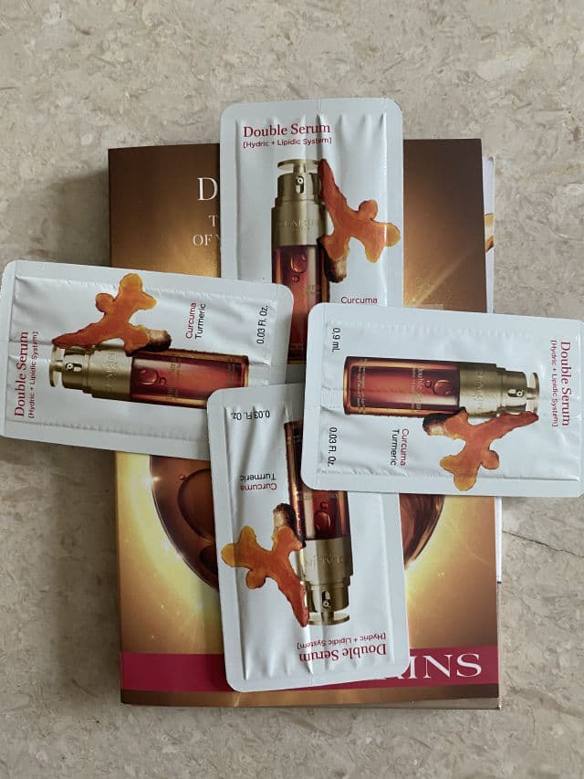Clarins Double Serum review photo by Preenam