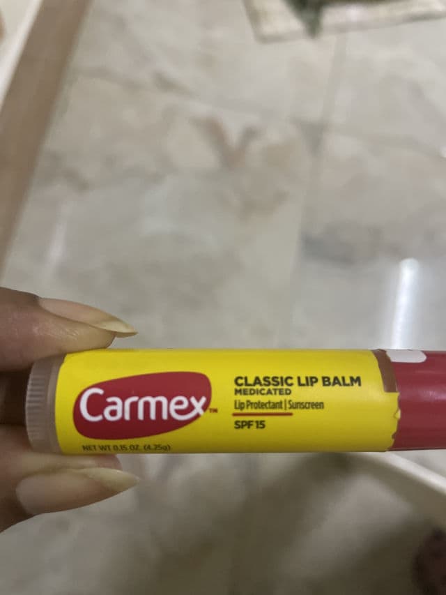 Carmex Moisturizing Lip Balm SPF 15 review photo by Raheema