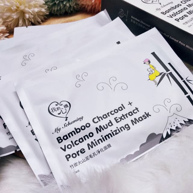My Scheming Bamboo Charcoal + Volcano Mud Extract Pore Minimizing Mask review photo by glowrayyy