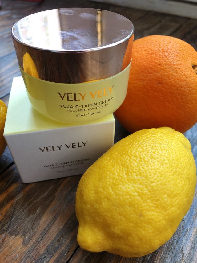 Vely Vely Yuja C-tamin Cream review photo by ReeneeReviews