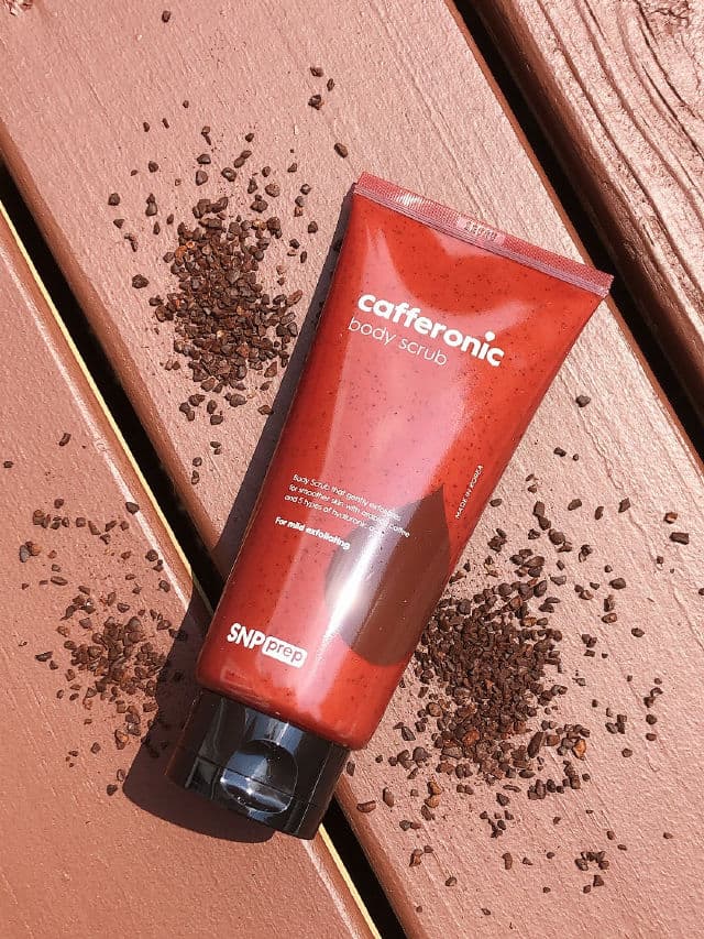 SNP Cafferonic Body Scrub review photo by ReeneeReviews