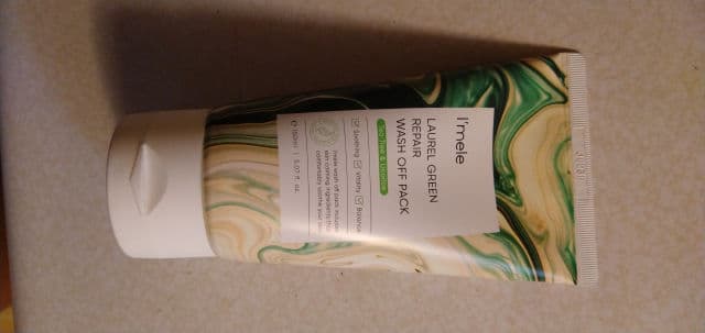 I'mele Laurel Green Repair Wash Off Face Mask Pack review photo by ReneeC