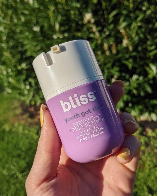 Bliss Youth Got This Serum Prevent-4 Pure Retinol Advanced Skin Smoothing Serum review photo by Renterese
