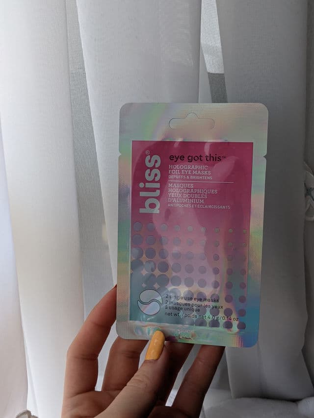 Bliss Eye Got This Holographic Eye Masks review photo by Renterese