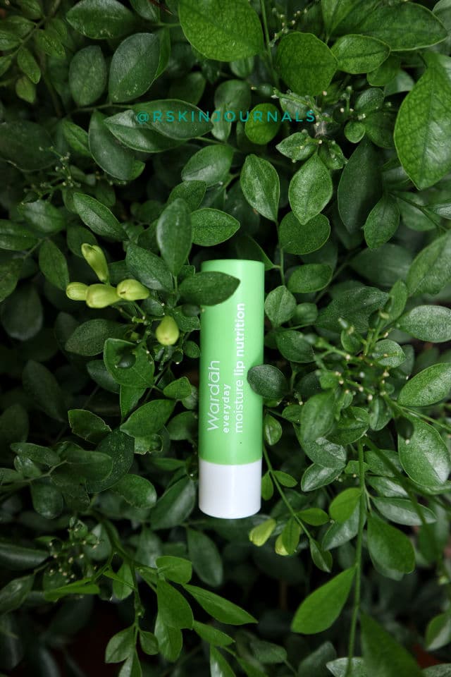 Wardah Everyday Moisture Lip Nutrition Green Tea review photo by Rskinjournals