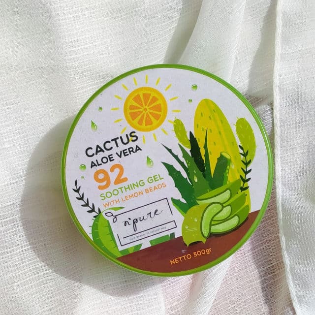 N'Pure Cactus Aloe Vera Soothing Gel with Lemon Beads review photo by Rossa