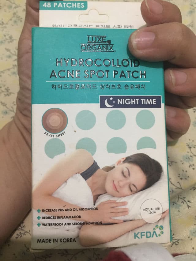 Luxe Organix Hydrocolloid Acne Patch Night Time review photo by RurouniNeko