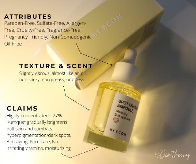 BY ECOM Spot Eraser Ampoule review photo by SQINTHEORY