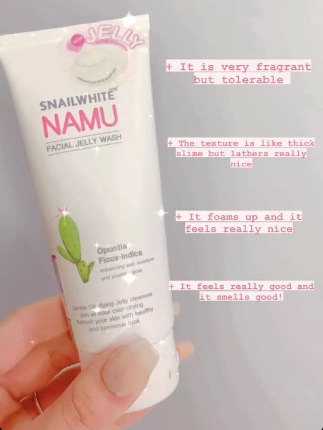 Snail White Facial Jelly Wash review photo by Samaguila