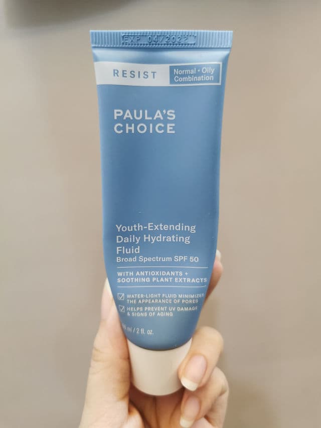 Paula's Choice RESIST Youth-Extending Daily Hydrating Fluid SPF 50 review photo by Sassquatch