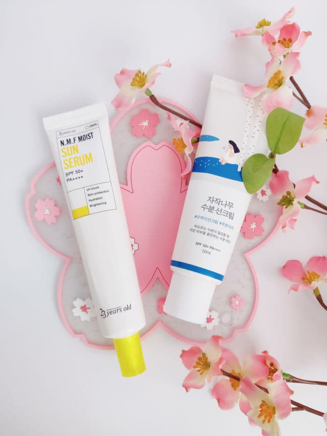 23 Years Old N.M.F Moist Sun Serum SPF50+ PA++++ review photo by Sati