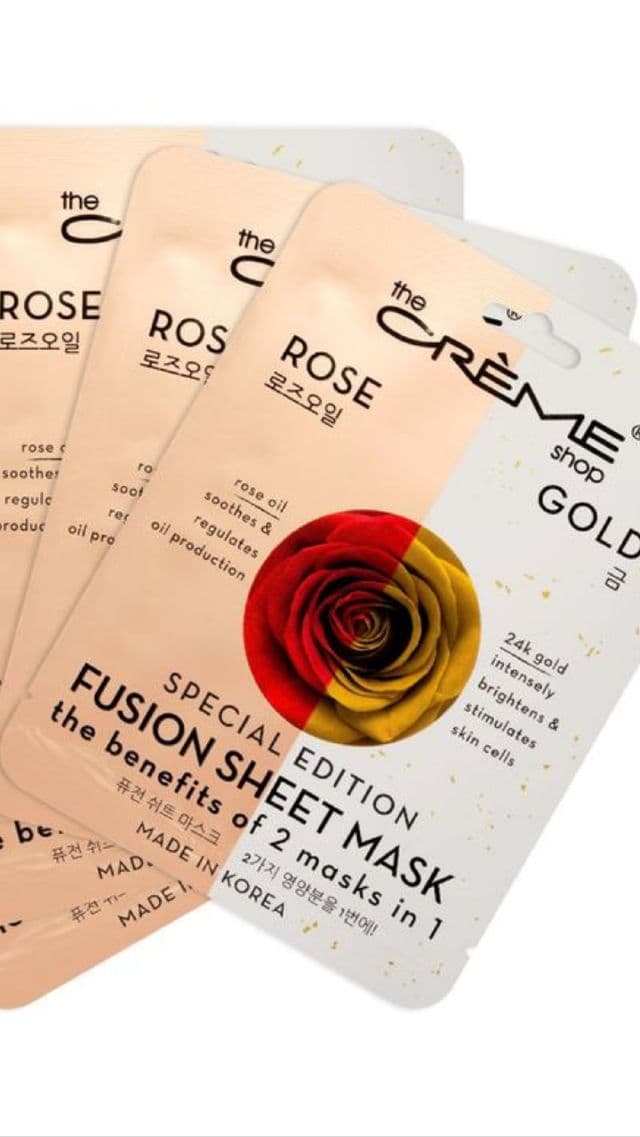 The Creme Shop Rose & Gold Fusion Sheet Mask review photo by SesameUnni