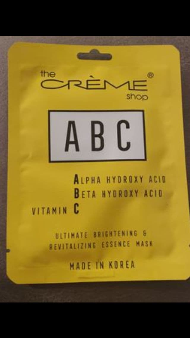 The Creme Shop ABC Face Sheet Mask  review photo by SesameUnni