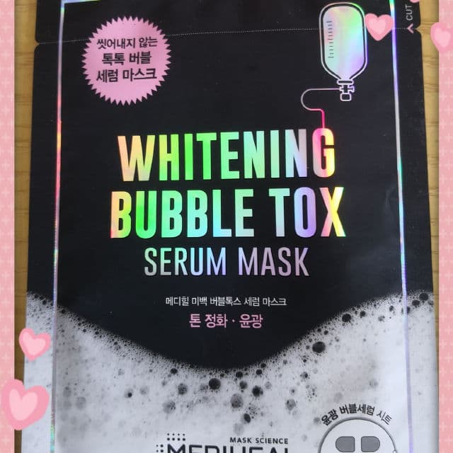 MEDIHEAL Whitening Bubble Tox Serum Mask review photo by Shalomgrace