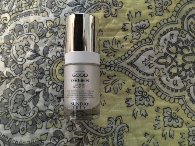 Sunday Riley Good Genes Lactic Acid Treatment review photo by Sharonspendstoomuch