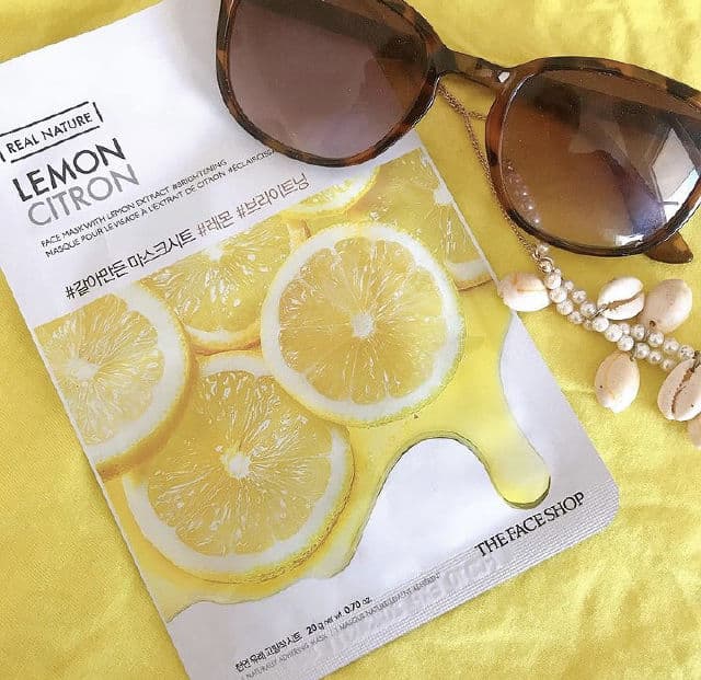 THE FACE SHOP Real Nature Face Mask Lemon Citron review photo by Sheydawm