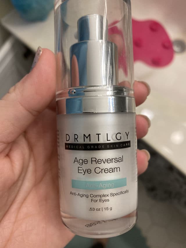 DRMTLGY Age Reversal Eye Cream review photo by SkincarebyBritt