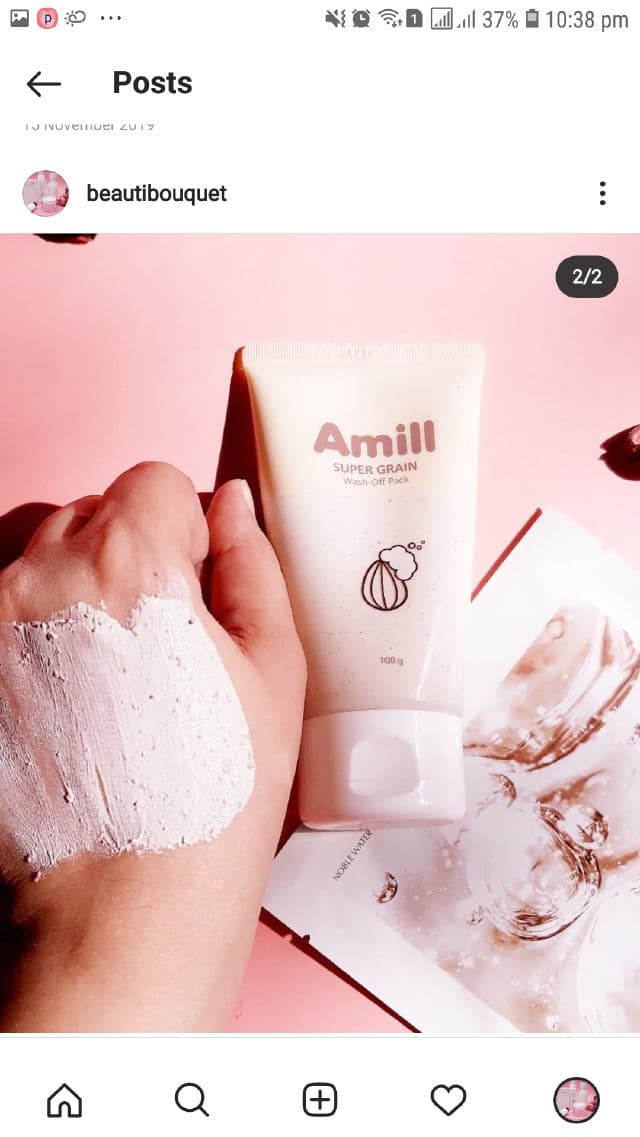 Amill Super Grain Wash-Off Pack  review photo by Sidd