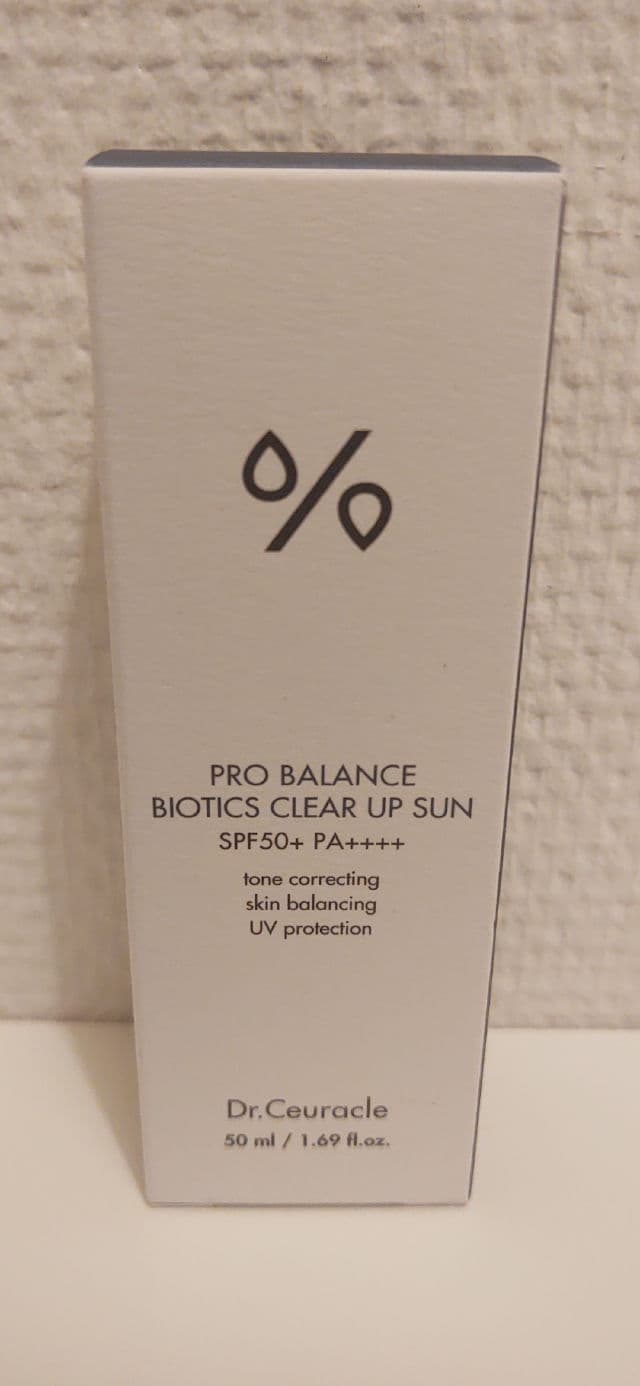 Dr. Ceuracle Pro Balance Biotics Clear Up Sun SPF 50+ PA++++ review photo by SilviaJohannesen