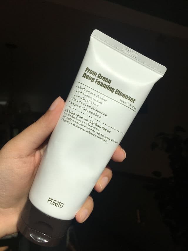 PURITO Green Deep Foaming Cleanser review photo by SkinStruct