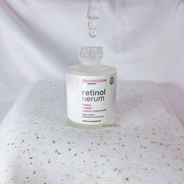 Airnderm Aesthetic Retinol Serum review photo by Skinandin