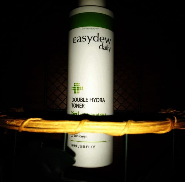 Easydew Daily Double Hydra Toner review photo by SkincareRocksMyWorld