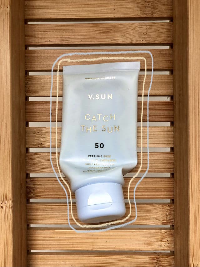 V.SUN Catch The Sun Face Sun Cream SPF 50 Perfume Free review photo by SkincareSalome