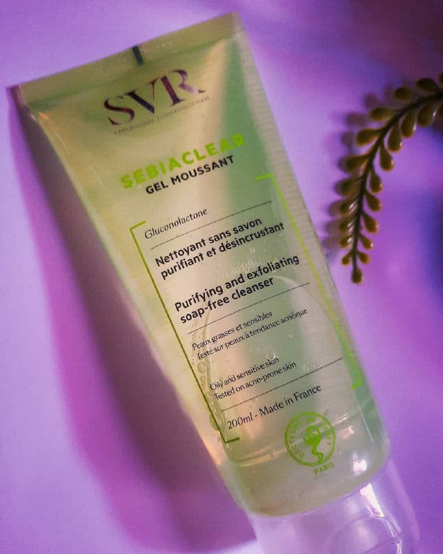 SVR Sebiaclear Foaming Gel review photo by SkincarebyNessa