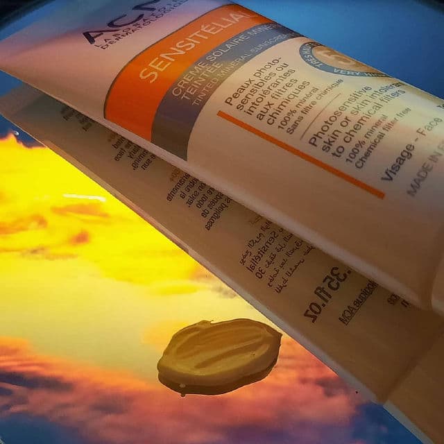 ACM Sensitelial Mineral Sunscreen Cream SPF 50+ Light Tint review photo by SkincarebyNessa