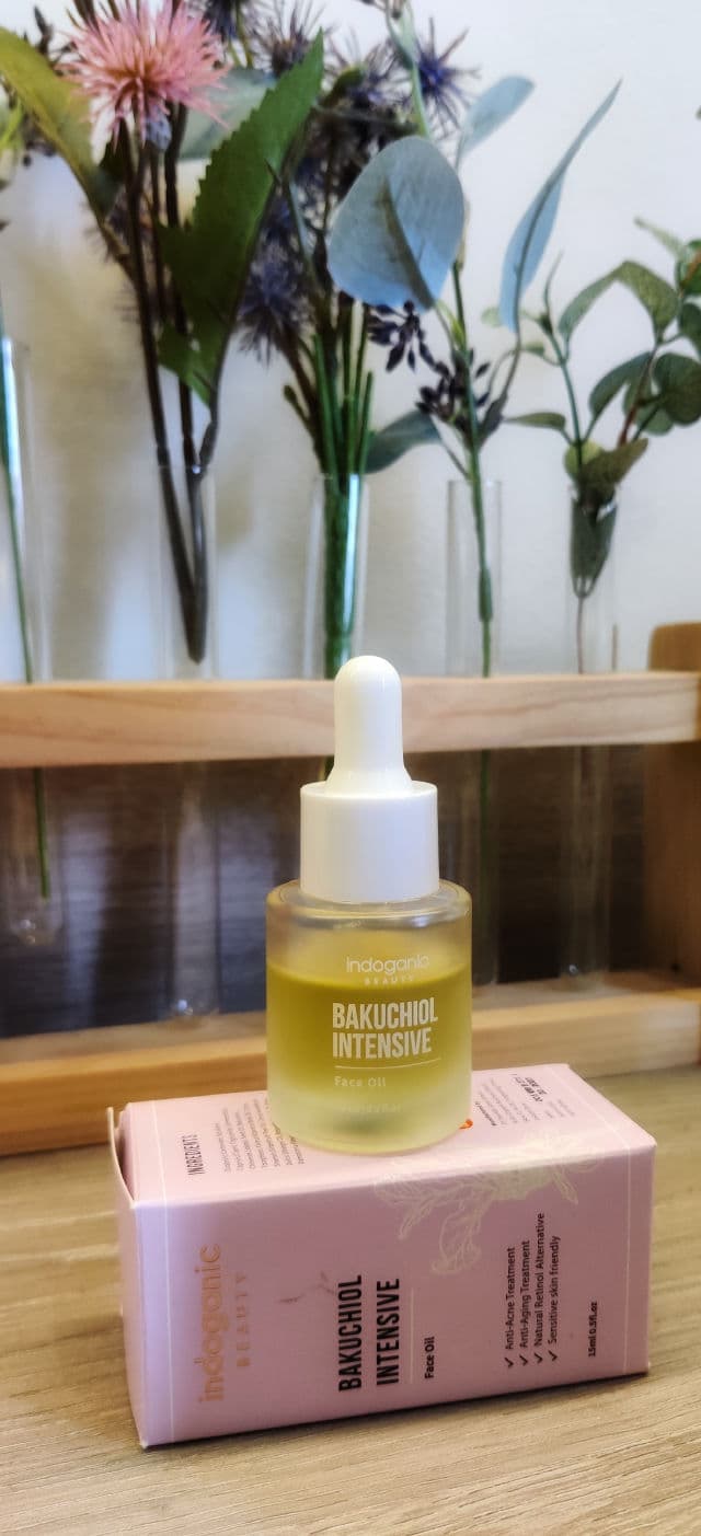 Indoganic Bakuchiol Intensive Face Oil review photo by Skincarediaryy