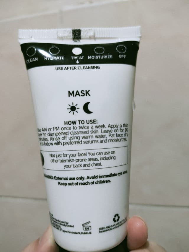The Inkey List Kaolin Mask review photo by Skincarelife