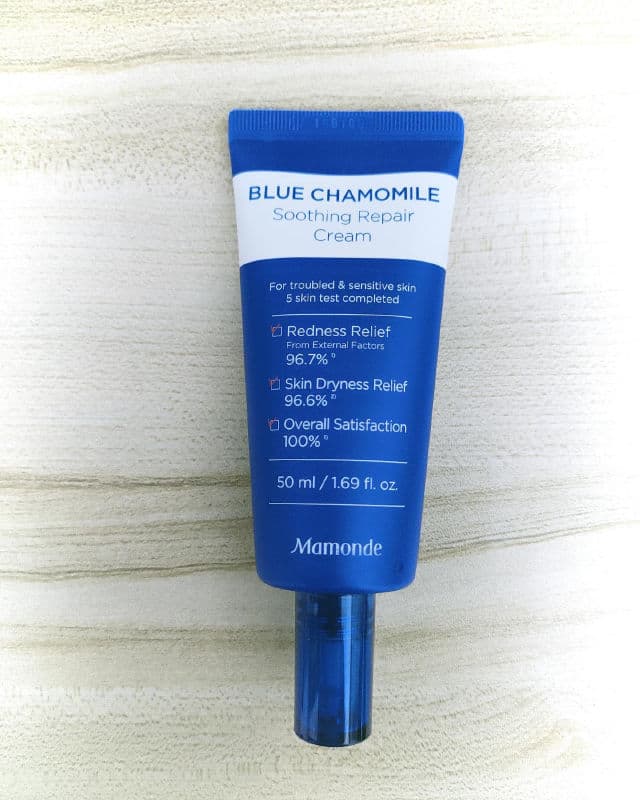 Mamonde Blue Chamomile Soothing Repair Cream review photo by Skincarelife