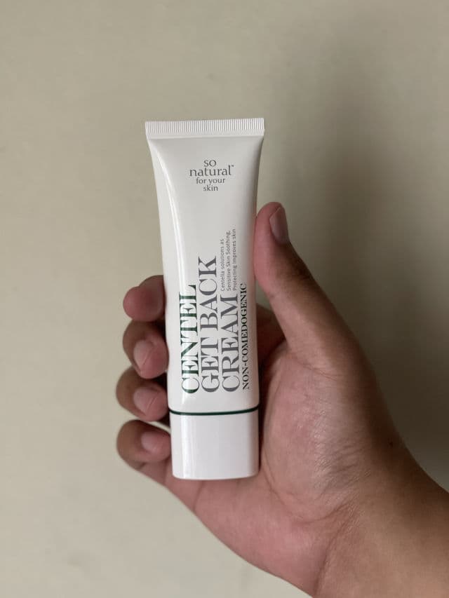So Natural Centel Plus Get Back Cream review photo by Skincarenoobguy